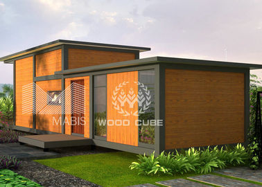 الخشب مظهر المنازل الجاهزة الحديثة مع مواد حماية البيئة علوي